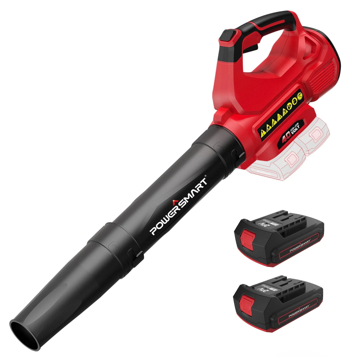 40V 450CFM 130MPH Cordless Leaf Blower B552