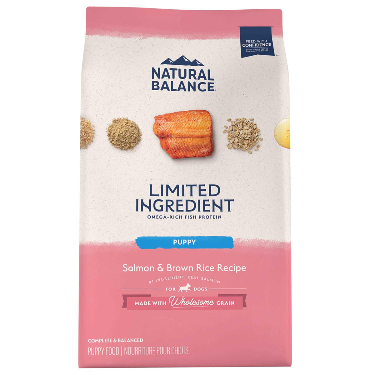 Salmon & Brown Rice Puppy Dry Dog Food B359