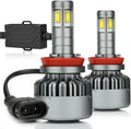 H11 LED Headlight Bulbs 6000K Low Beams Fog Lights Pack of 2 V136
