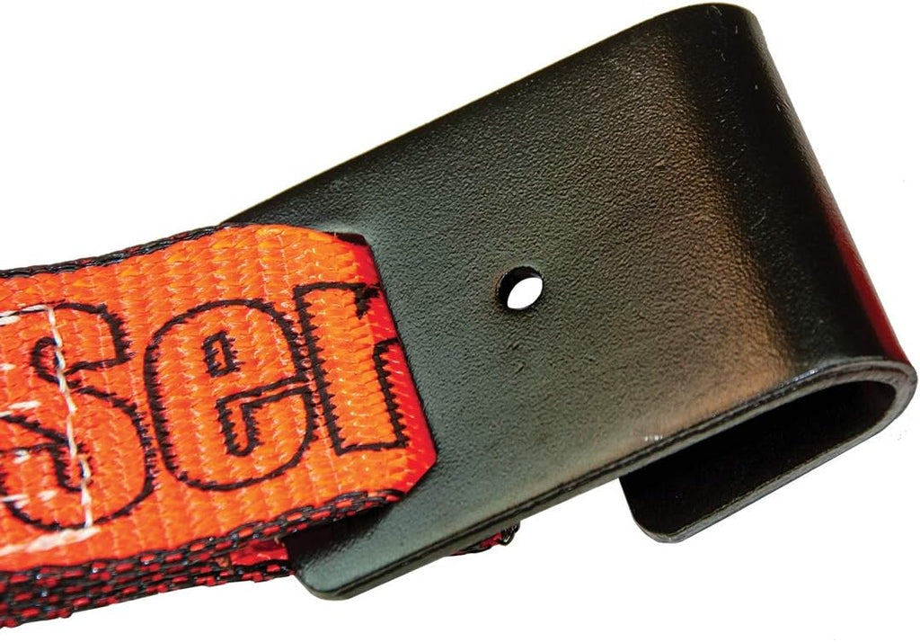 Ratchet Strap with Flat Hooks, 2 Inch x 30 Foot, 2 Pack, 3,300 Pound Safe Working Load D96584