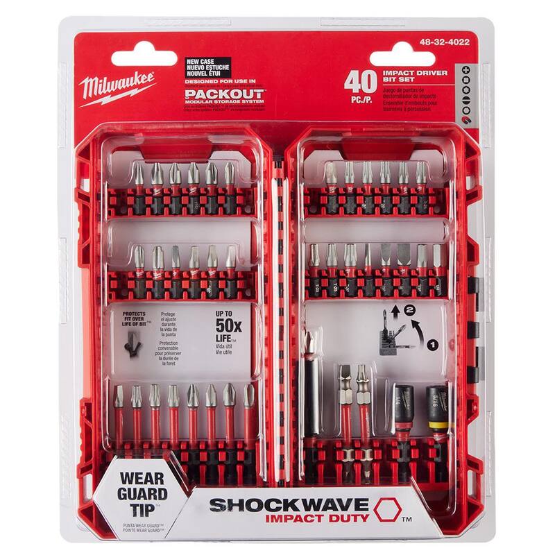 Alloy Steel Screw Driver Drill Bit Set 40-Piece D8388