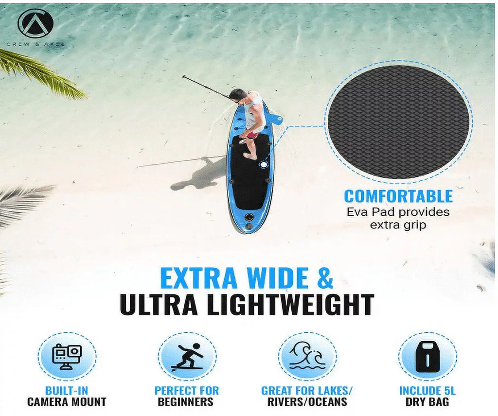 Inflatable Stand Up Paddle Board Non Slip SUP Blue S774713