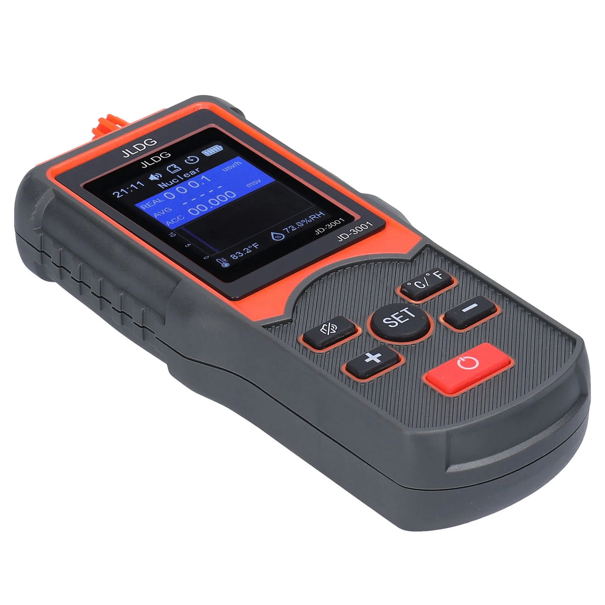 Multifunctional Geiger Counter and Electromagnetic Radiation Detector with Temperature and Humidity Measurement Q8000