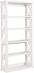 White 5 Shelf Bookcase M8950