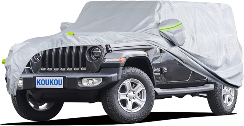 6 Layers SUV Car Cover with Zipper Door Z225