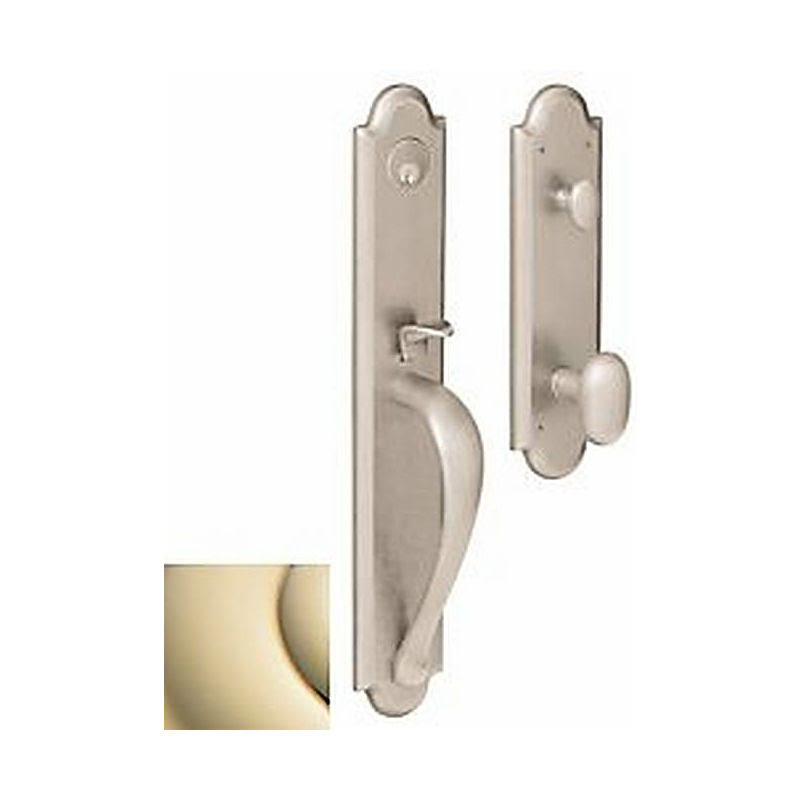 Polished Brass Entry Handleset K425