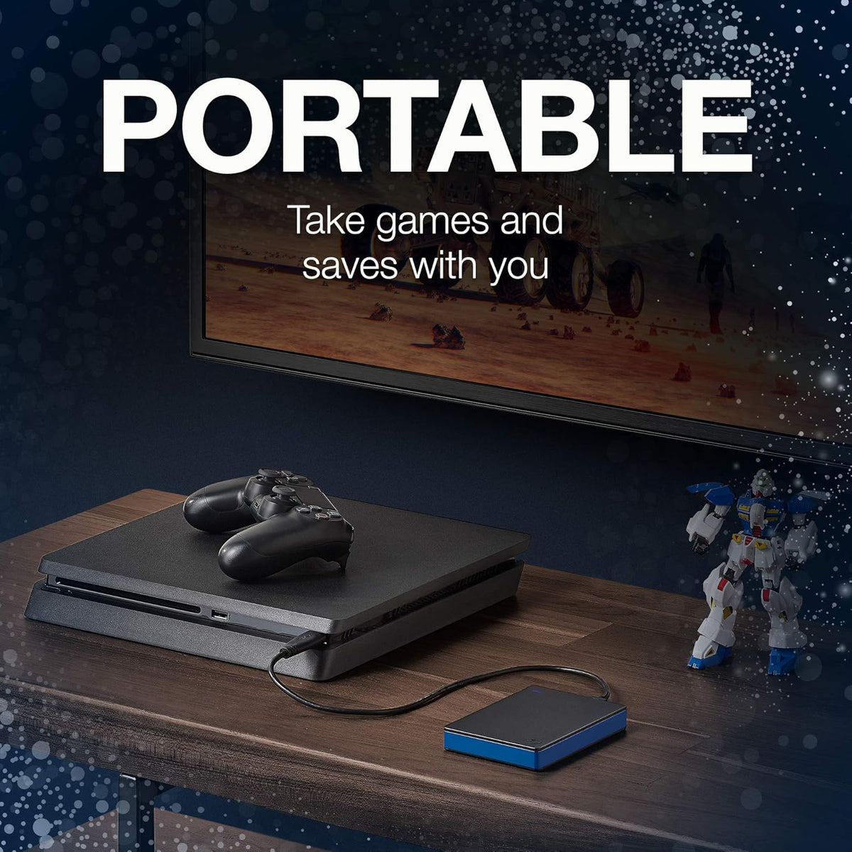 4TB External Hard Drive Portable HDD I5284