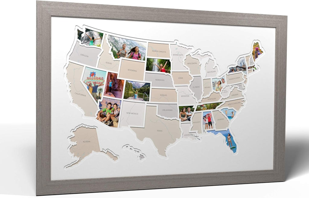 50 States USA Photo Map U130