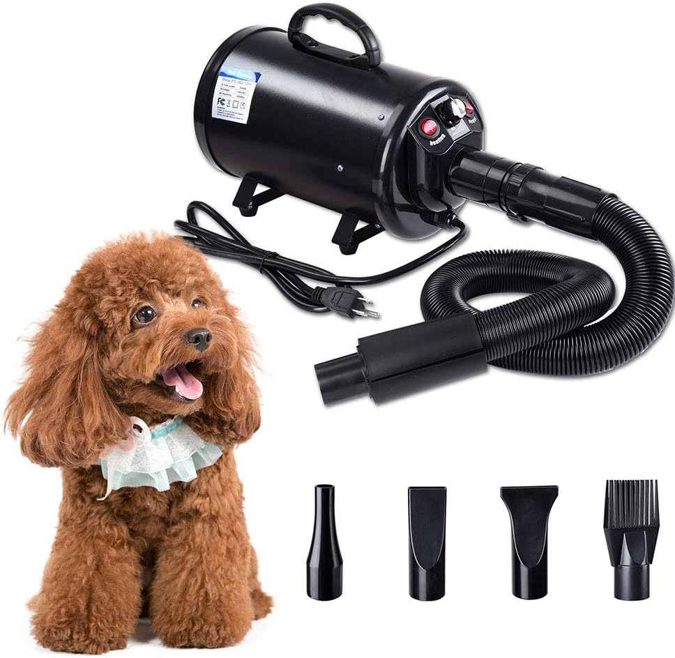 2400W 3.2HP Black Pet Hair Dryer A58905