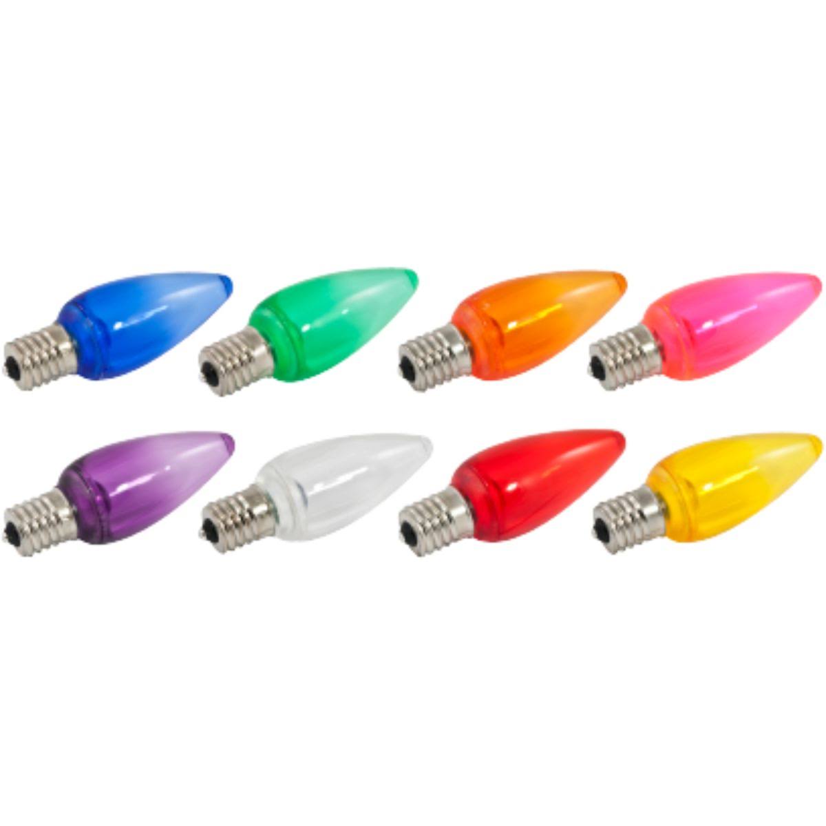 LED C9 Bulb Assorted Colors D84620