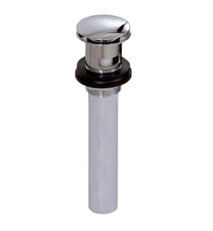Round Press Pop-Up Drain with Overflow J746900