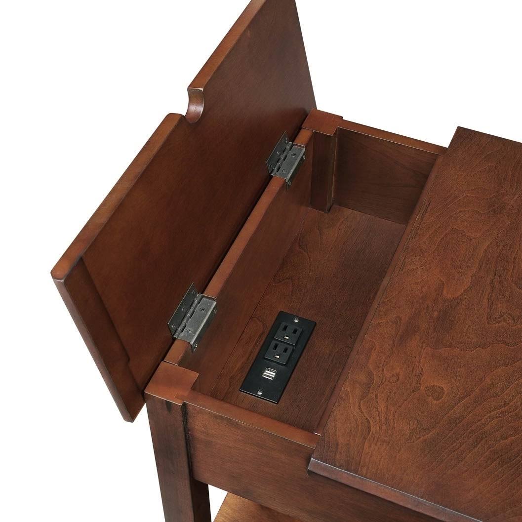 1-drawer 1-door Side Table with USB Charger Y374