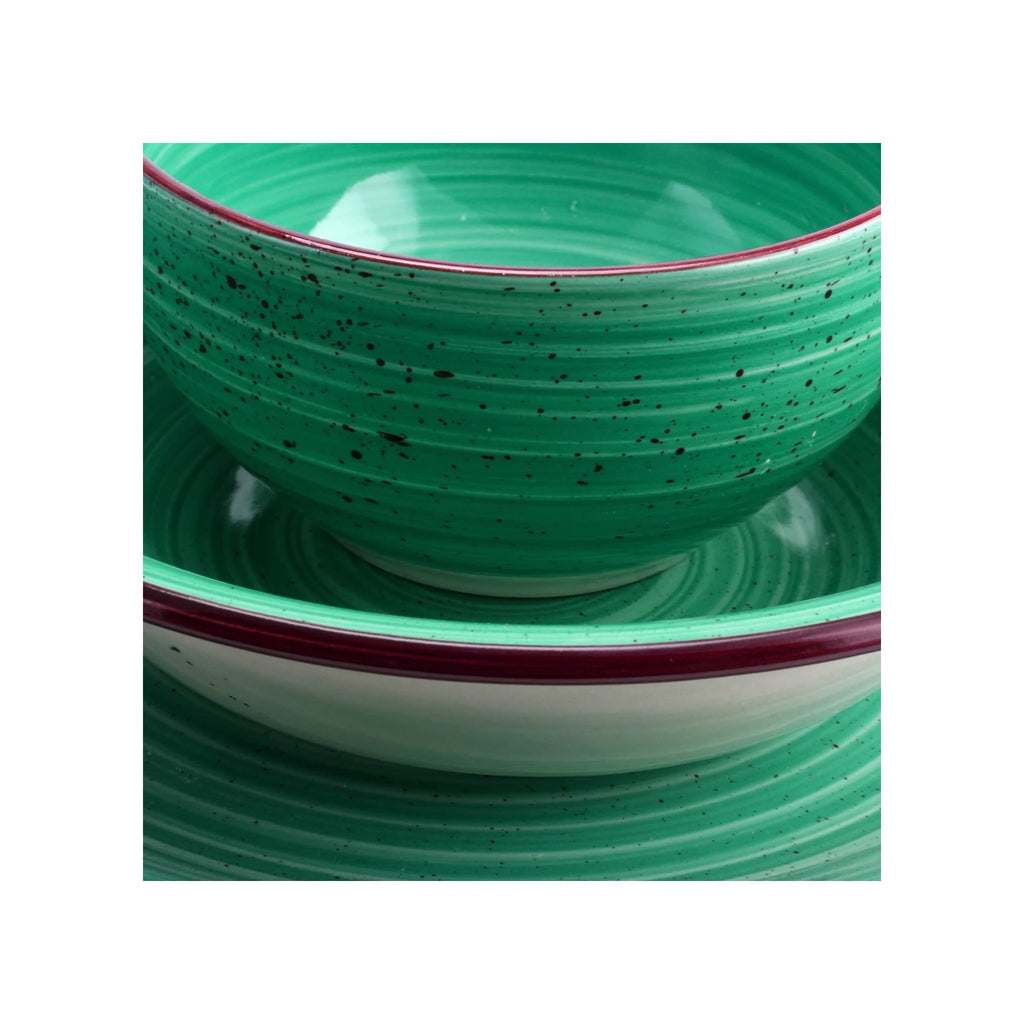 28pc Stoneware Speckle Dinnerware Set R46623