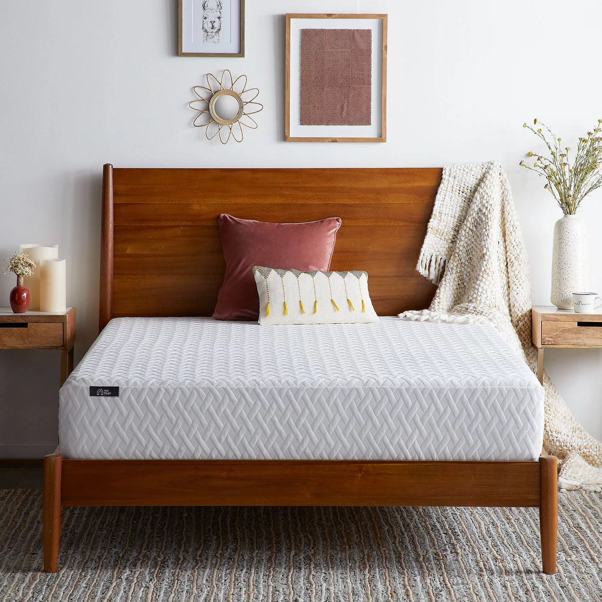 10" Medium Plush Gel Memory Foam Mattress, Queen I420958