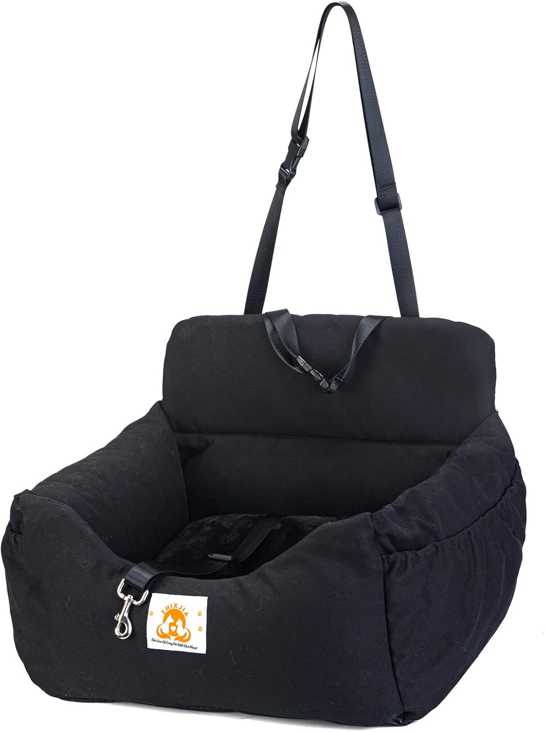 Dog Car Seat with Storage Pocket and Safety Leash S897