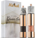 Salt and Pepper Grinder Set with Ceramic Mechanism D801