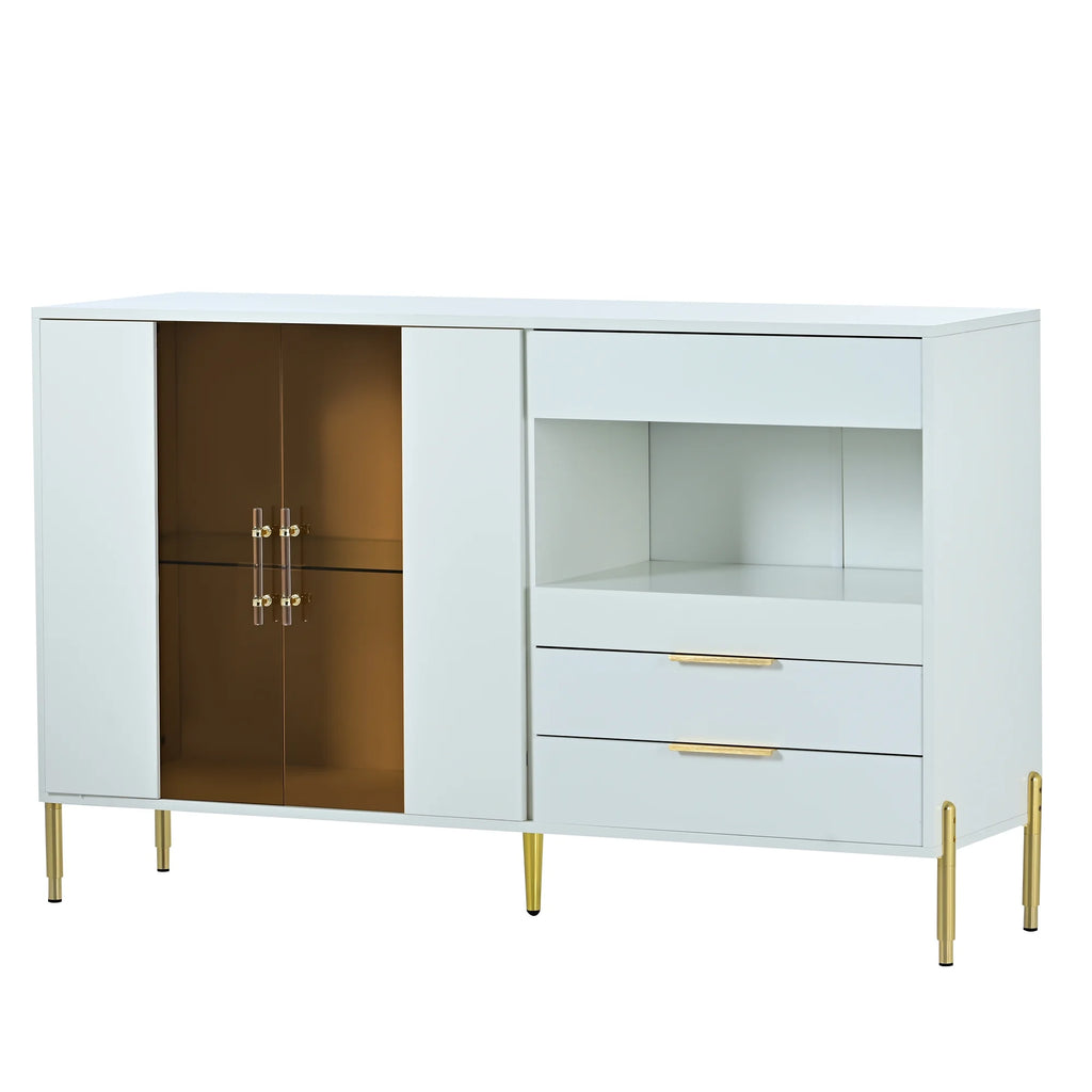 Storage Cabinets with Acrylic Doors and Adjustable Shelves S535