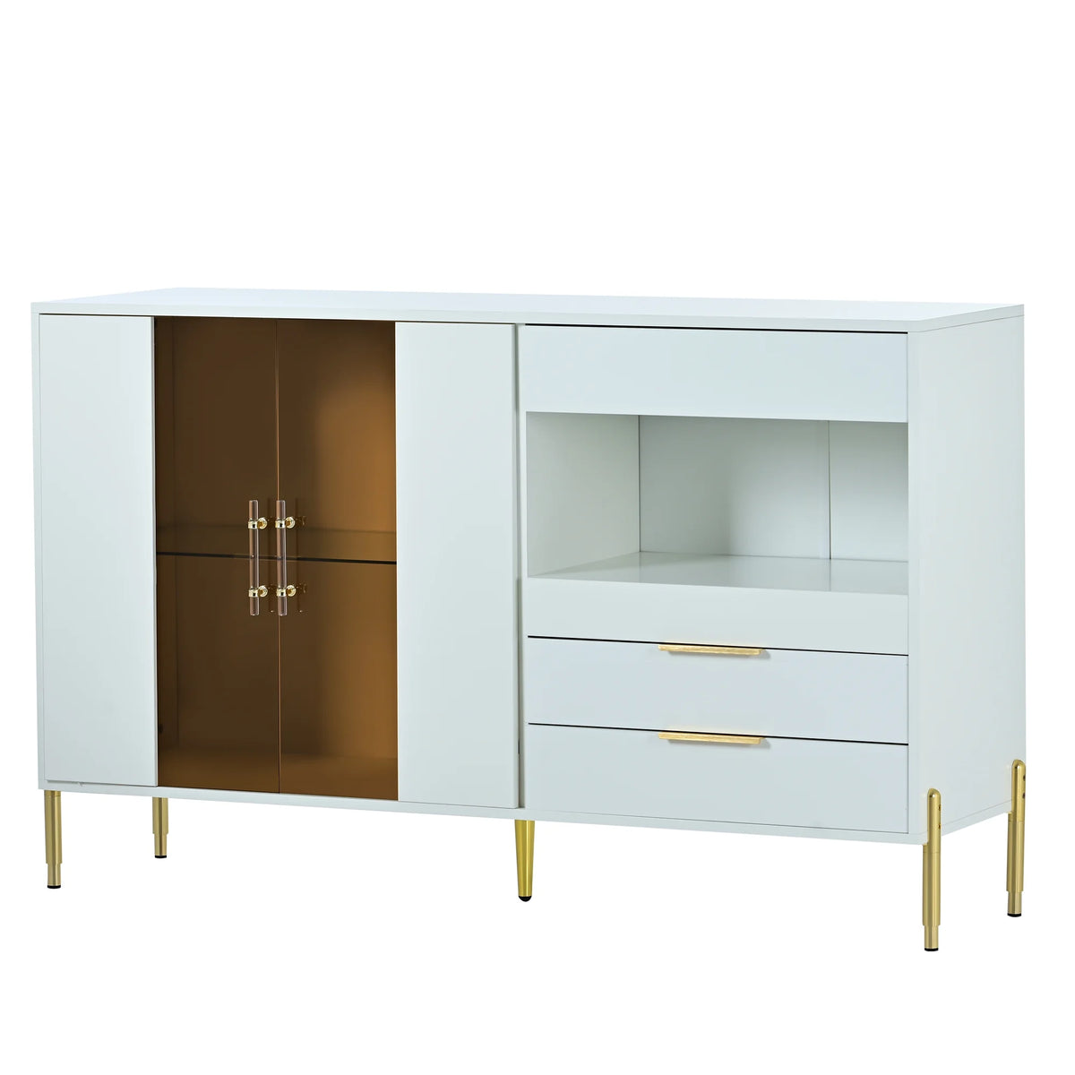 Storage Cabinets with Acrylic Doors and Adjustable Shelves S535