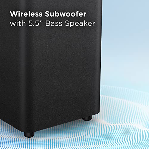 2.1 Channel Sound Bar with Wireless Subwoofer N61011