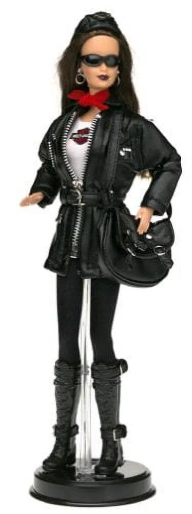 Brunette Barbie Doll Motorcycle C897556