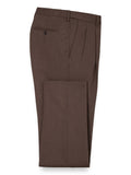 Tailored Fit Solid Brown Wool Suit U813540