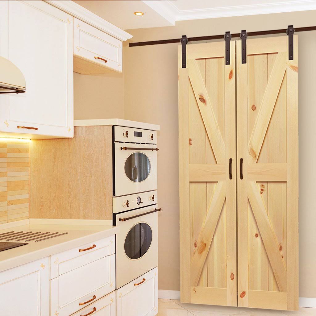 Solid Pine Unfinished Barn Door Slab Q2201