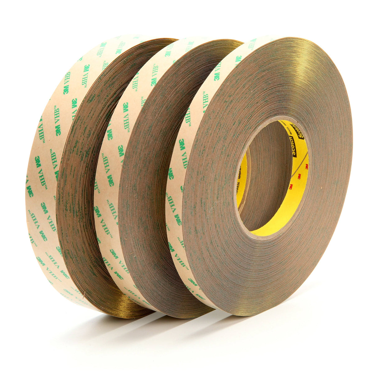 Clear Adhesive Transfer Tape, 1.25 in x 60 yd 10 mil, 6 Rolls C15740