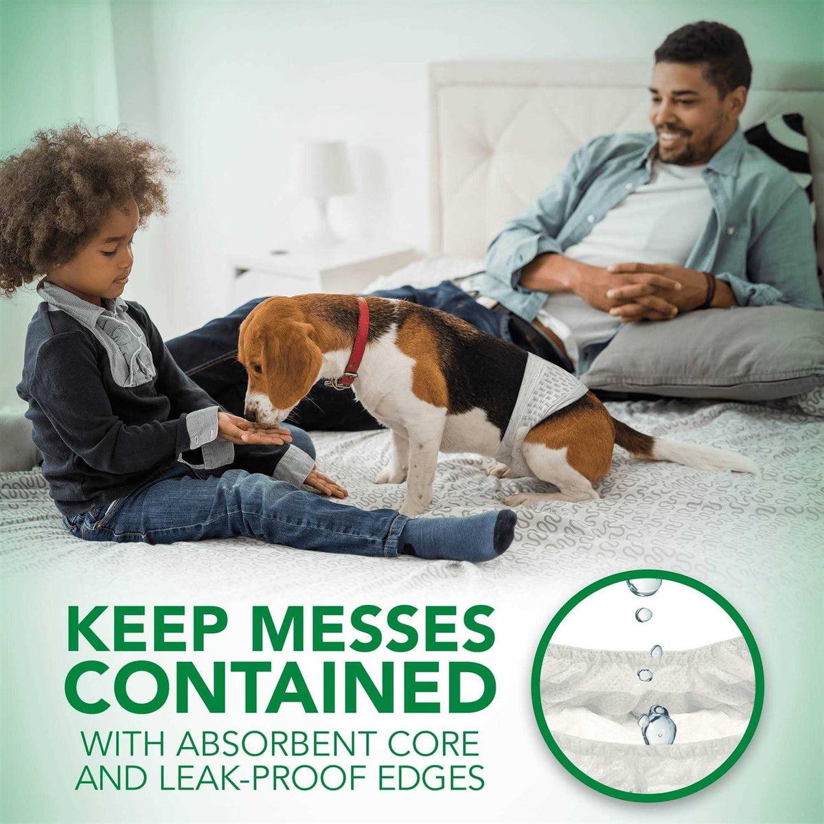 Disposable Male Dog Wraps W237154