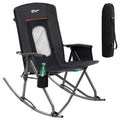 Oversized Folding Rocking Camping Chair with Carry Bag U41395