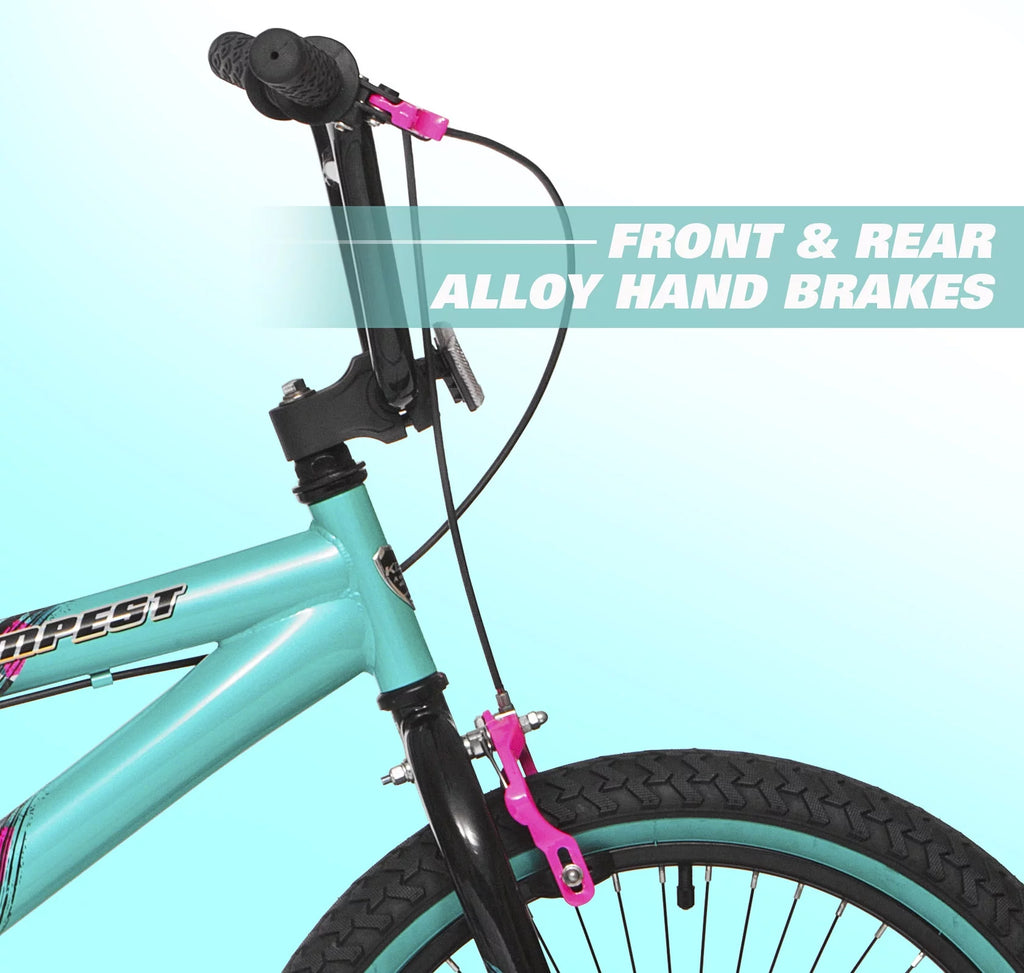 20 Girl's Black Aqua Bicycles E701560