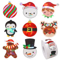 Christmas Stickers 1 Roll 500Pcs Z183993