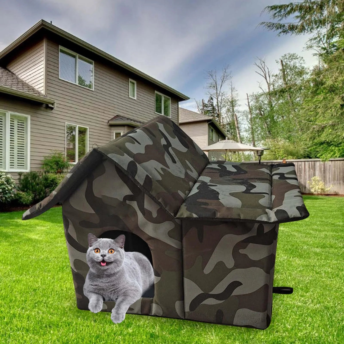 Waterproof Folding Pet Tent Cat House Dog Kennel J7101
