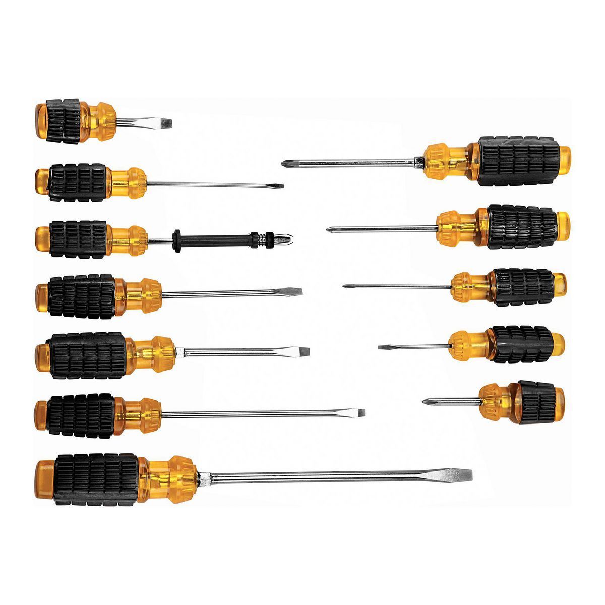 Cushion Grip Screwdriver Set, 12-Piece F50628