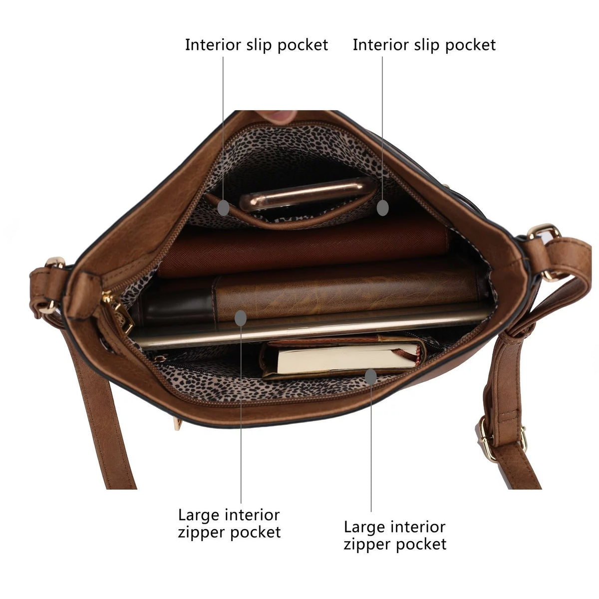 Light Blue Large Crossbody Handbag W826919