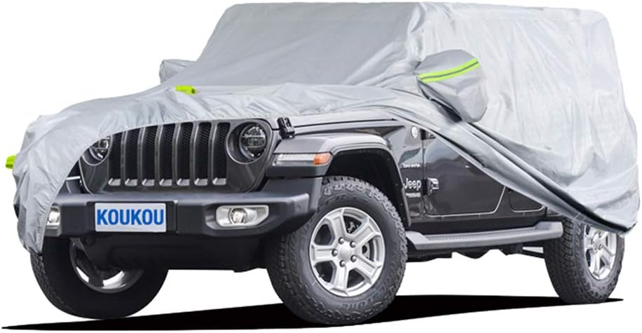 6 Layers SUV Car Cover with Zipper Door Z225