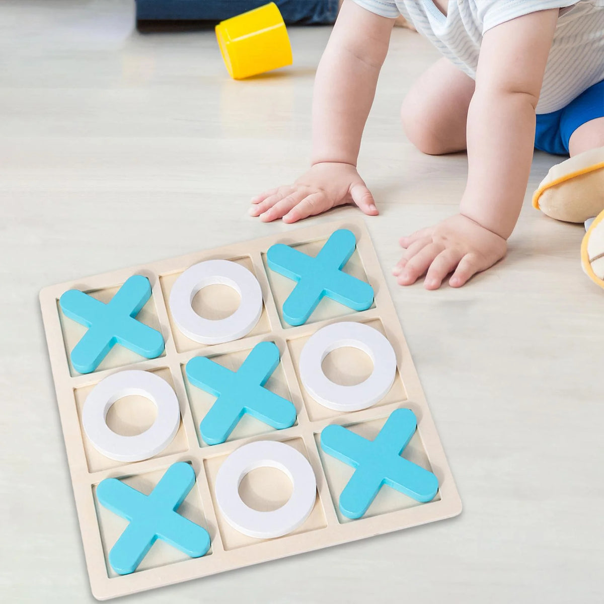 Wooden Tic Tac Toe Game 30x30x1.5cm S672
