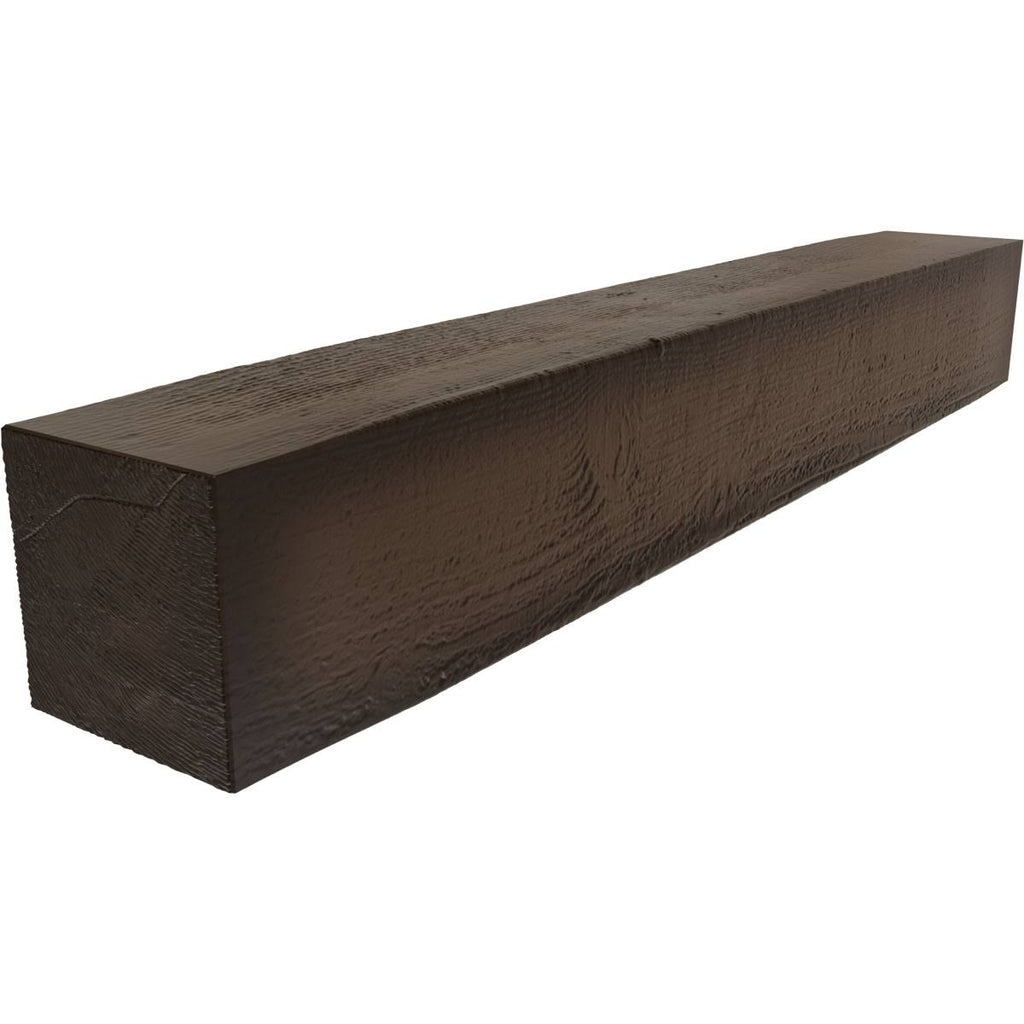 Rough Sawn Faux Wood Fireplace Mantel I74632