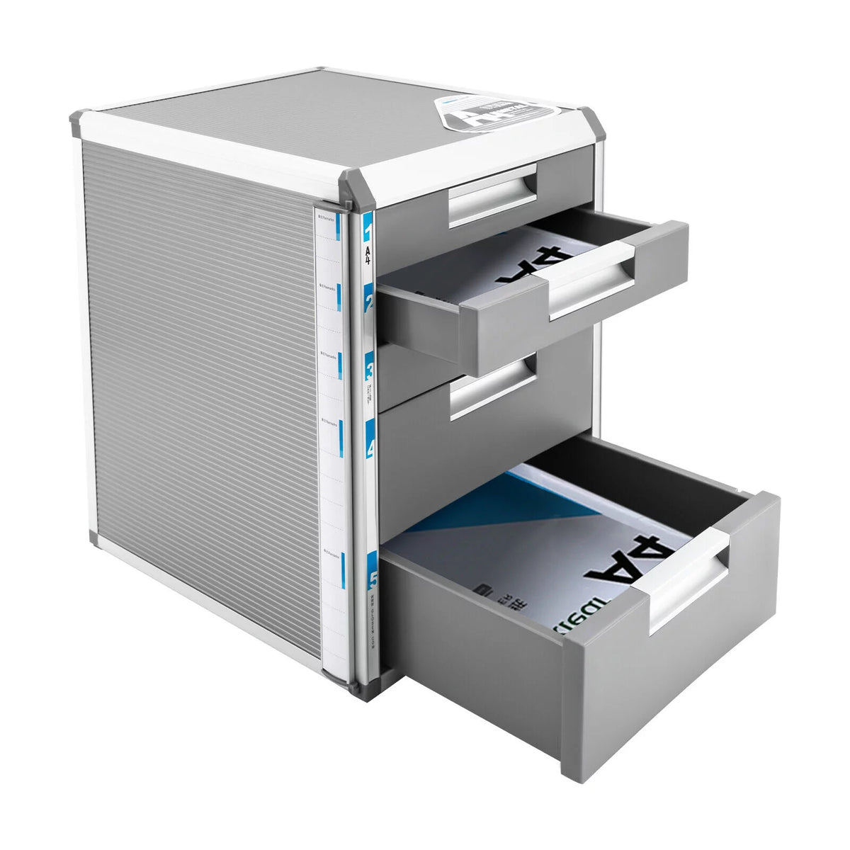 5 Drawer Aluminum Desktop Drawer Organizer X7712