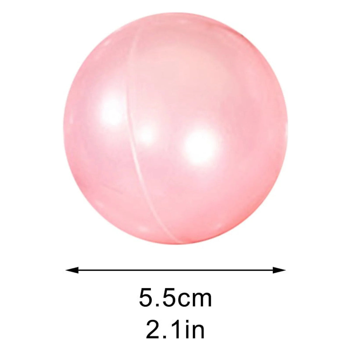50PCS 5.5cm Colorful Soft Plastic Ocean Balls W259