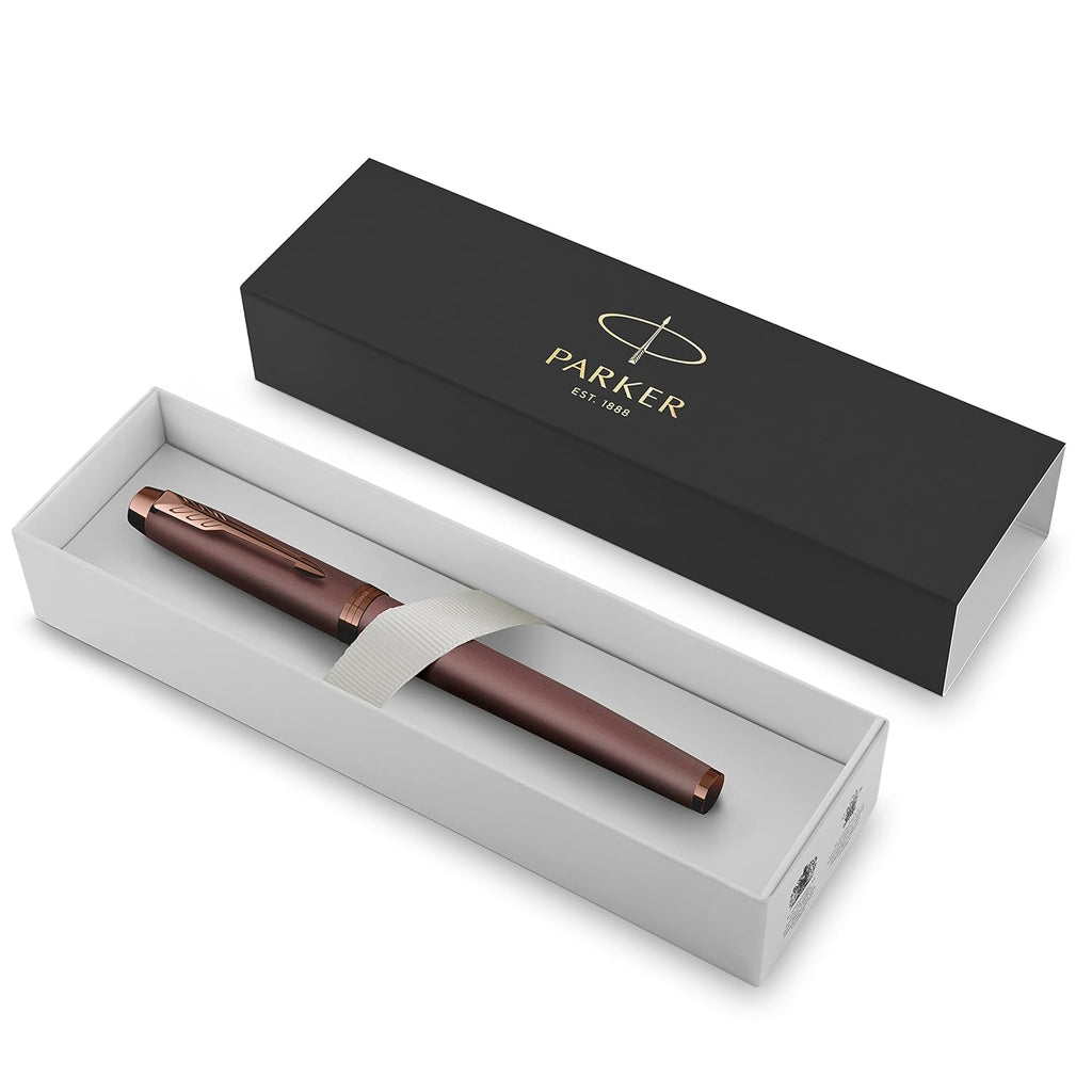 Burgundy Fountain Pen Medium Point Blue Ink X90307