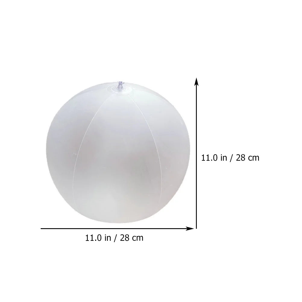 10 Pcs Kids LED Inflatable Ball Game White Pvc P51707