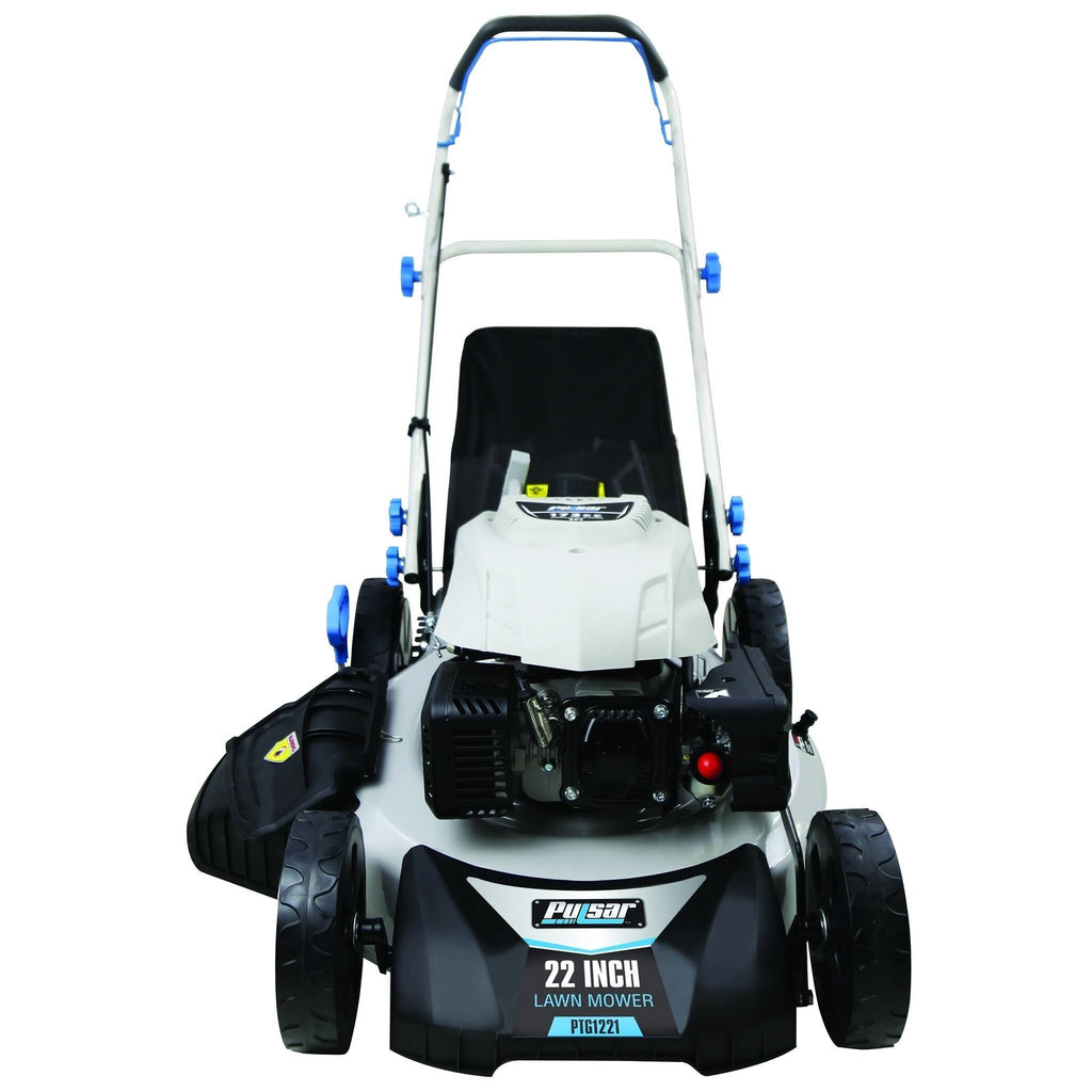 21x22 Gasoline Powered Lawn Mower with 7 Position Height Adjustment S34762