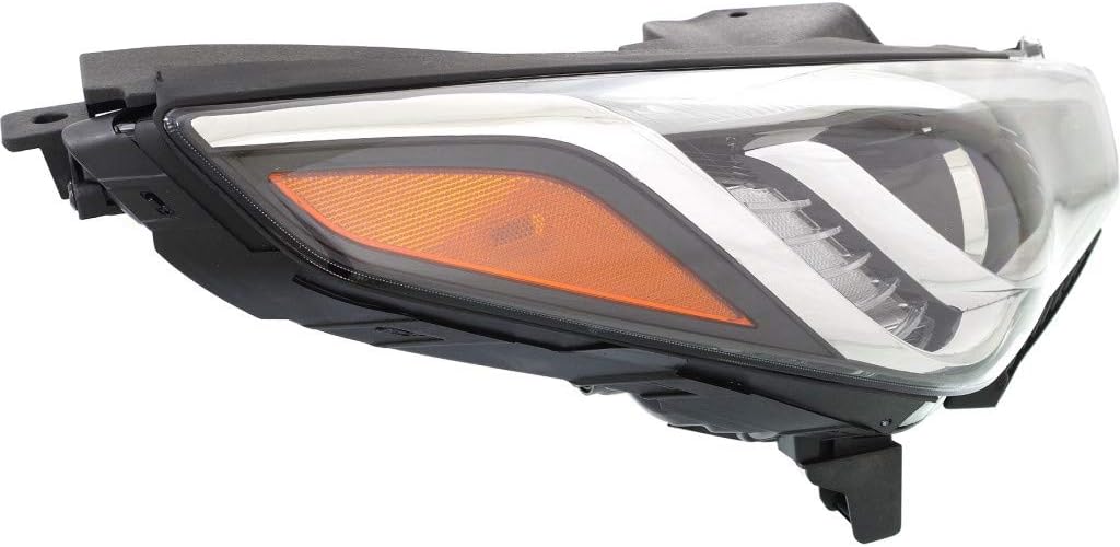 Driver Side Halogen Headlight for Hyundai Sonata 2015 2016 2017 L49649