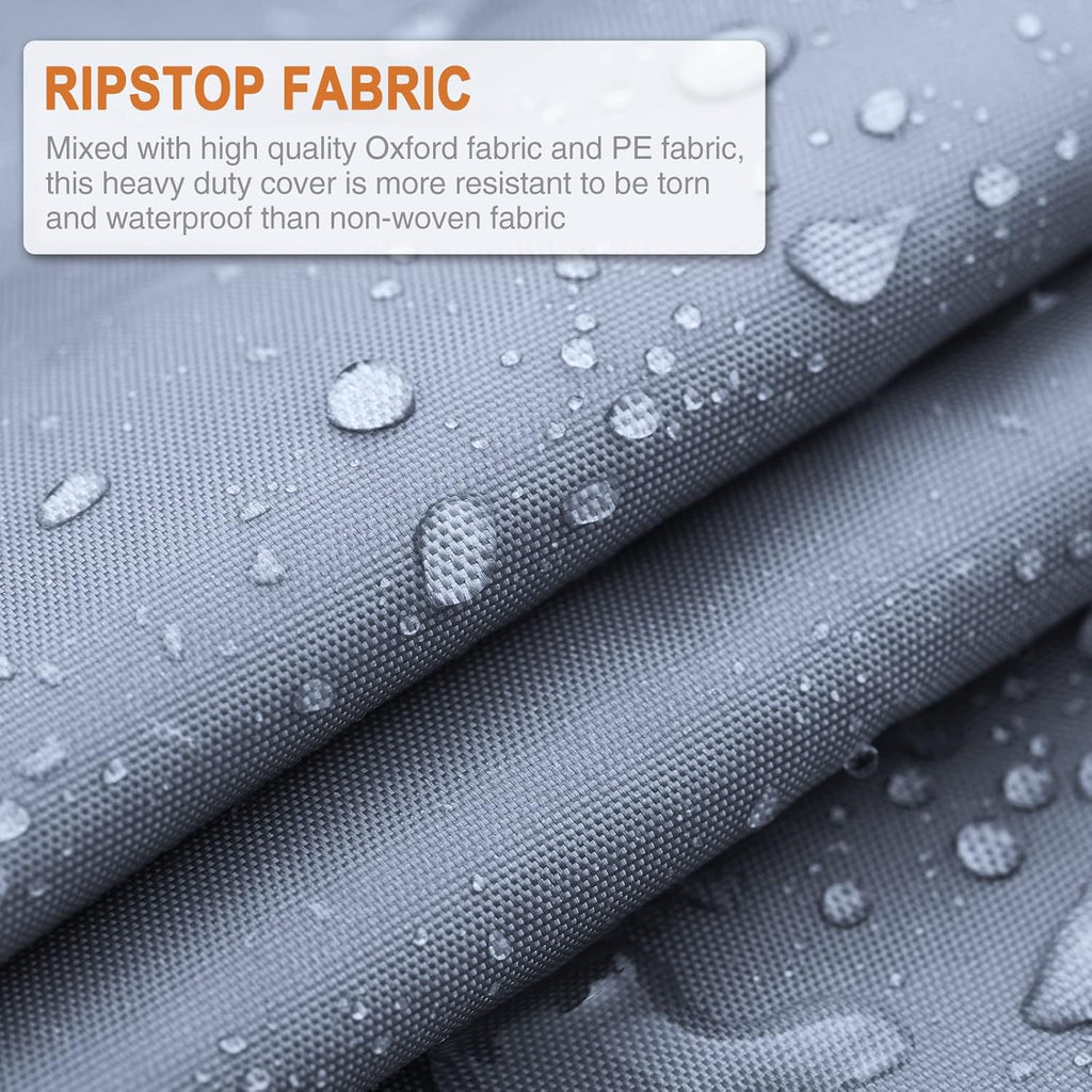 Waterproof Travel Trailer RV Cover with 4 Gutter Spout Covers B873