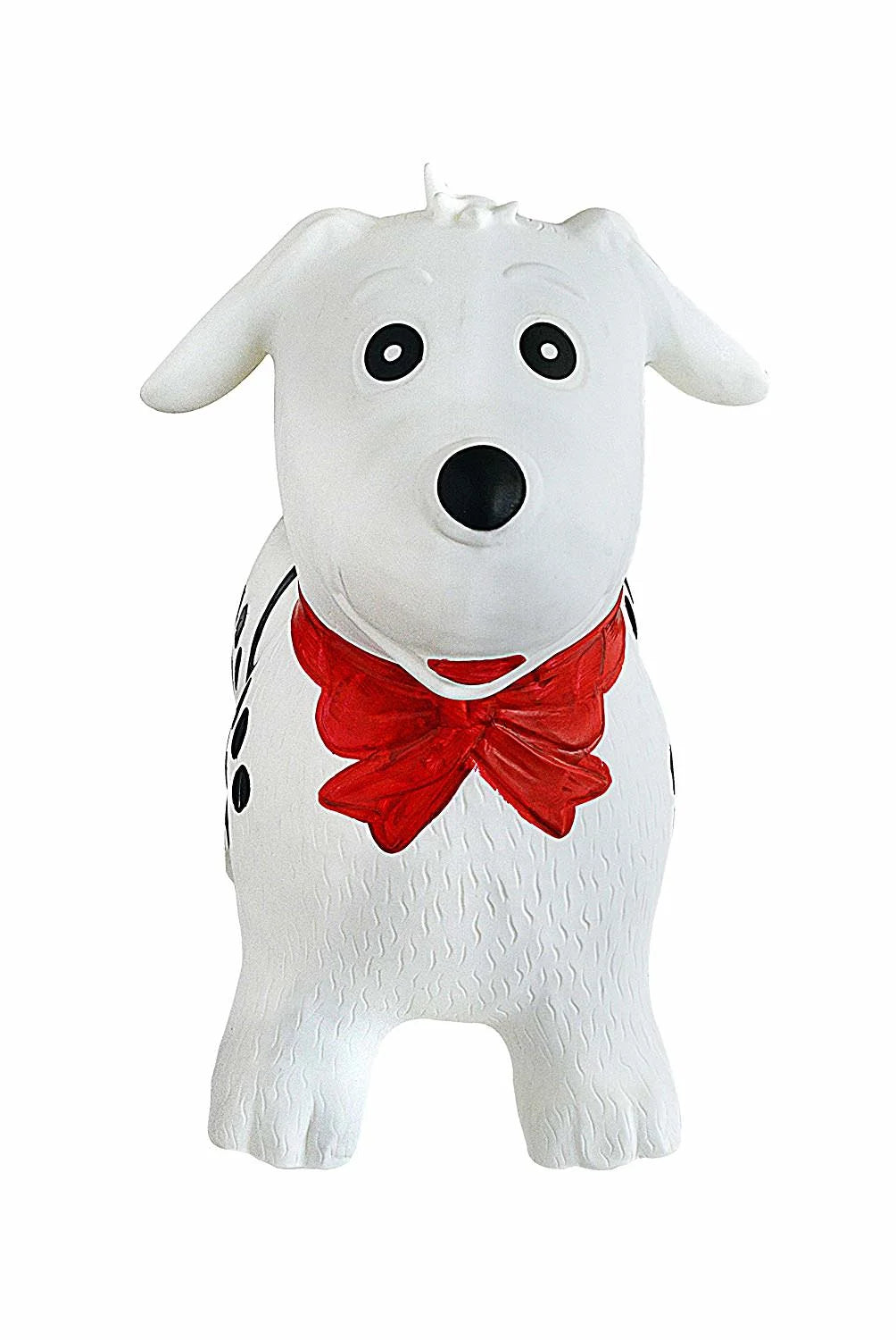 Black & White Dog Inflatable Hopper Toy with Pump Q510103