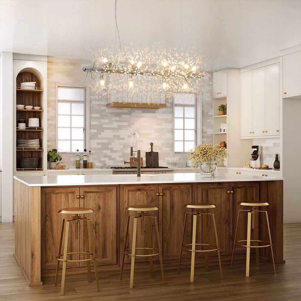 12-Light Dimmable Contemporary Sputnik Chandelier O8860