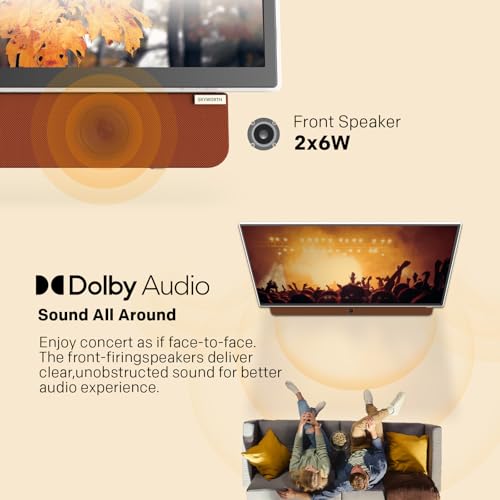 24-Inch Portable Smart Screen with Google TV, 3-Hour Battery Life, 1080P FHD, Matte Screen, HDR10, Dolby Audio, LED, Bluetooth A693802