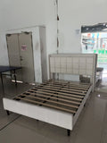 Upholstered Platform Bed Frame with Storage Headboard Z591824