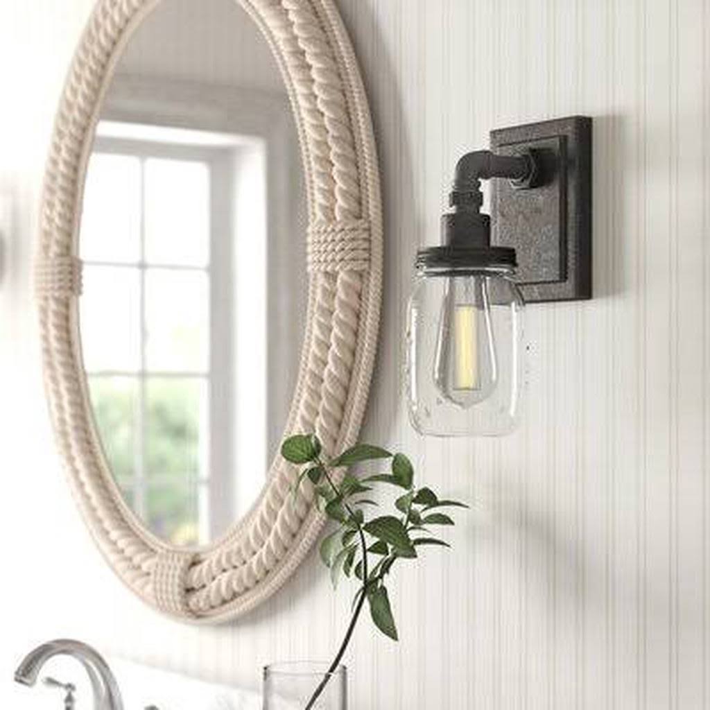 Black Dimmable Bath Sconce D9669
