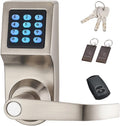 Digital Door Lock with Remote Control, Code and Key D12629